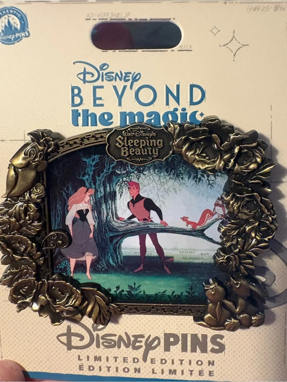 Disney D23 Expo 2026 Beyond Magic Briar Rose Prince Phillip Film Frame LE Pin